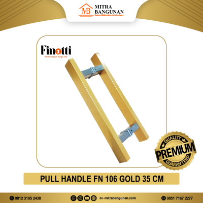 PULL HANDLE FN 106 GOLD 35 CM